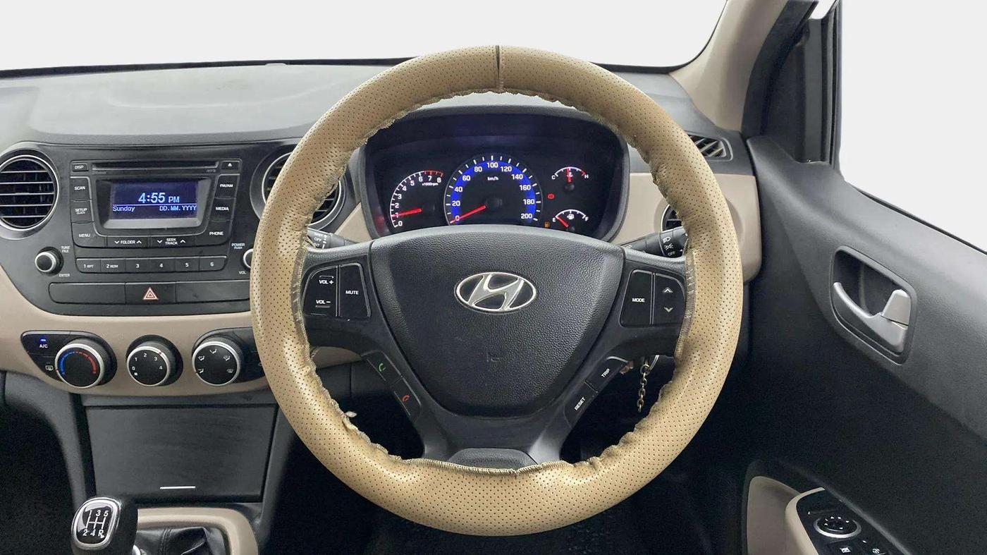 2014 Hyundai Xcent S 1.2, Petrol, Manual, 85,654 km, Steering Wheel Close Up