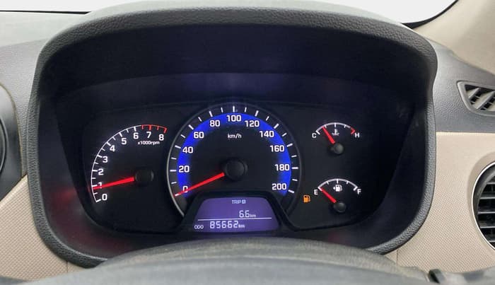 2014 Hyundai Xcent S 1.2, Petrol, Manual, 85,654 km, Odometer Image