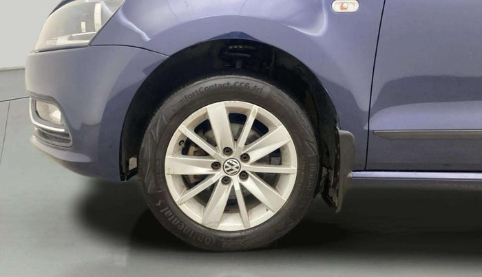 2015 Volkswagen Polo HIGHLINE1.2L, Petrol, Manual, 74,026 km, Left Front Wheel