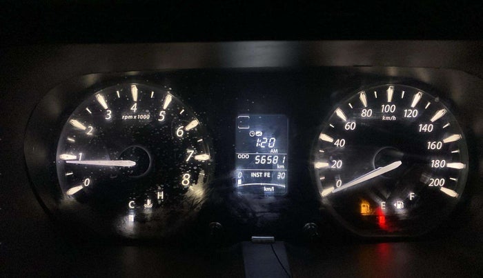 2014 Tata Zest XMS PETROL, Petrol, Manual, 56,573 km, Odometer Image