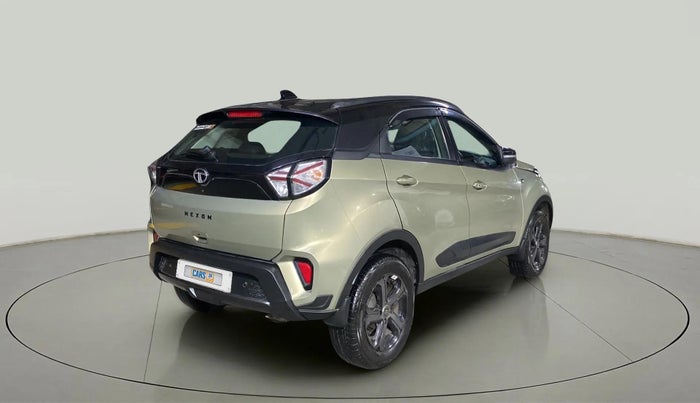 2022 Tata NEXON XZ PLUS (PREMIUM) KAZIRANGA PETROL, Petrol, Manual, 17,244 km, Right Back Diagonal