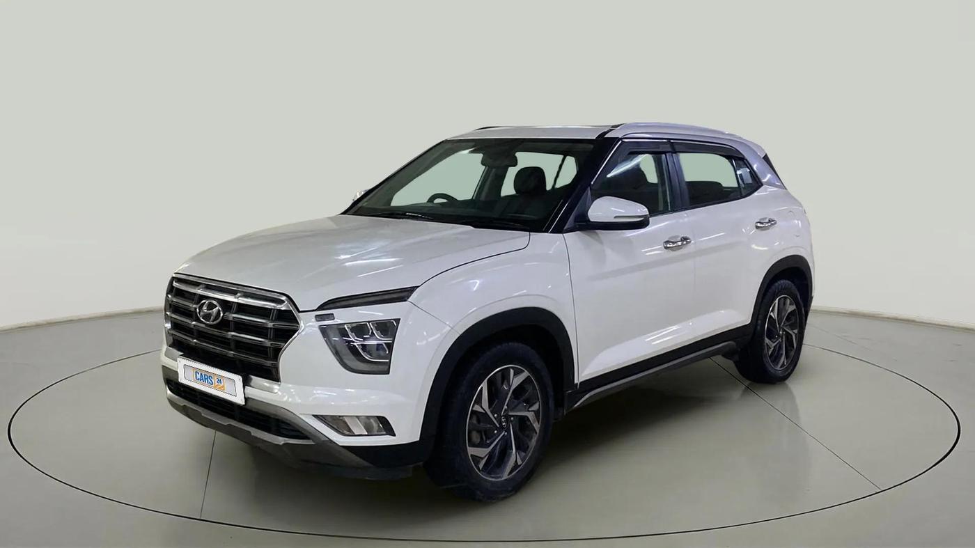 2020 Hyundai Creta SX (O) IVT 1.5 PETROL, Petrol, Automatic, 60,394 km, Left Front Diagonal