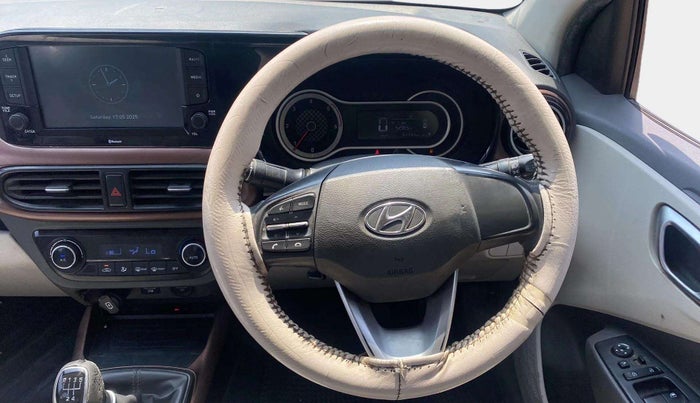 2020 Hyundai AURA SX 1.2 (O) CRDI, Diesel, Manual, 94,493 km, Steering Wheel Close Up