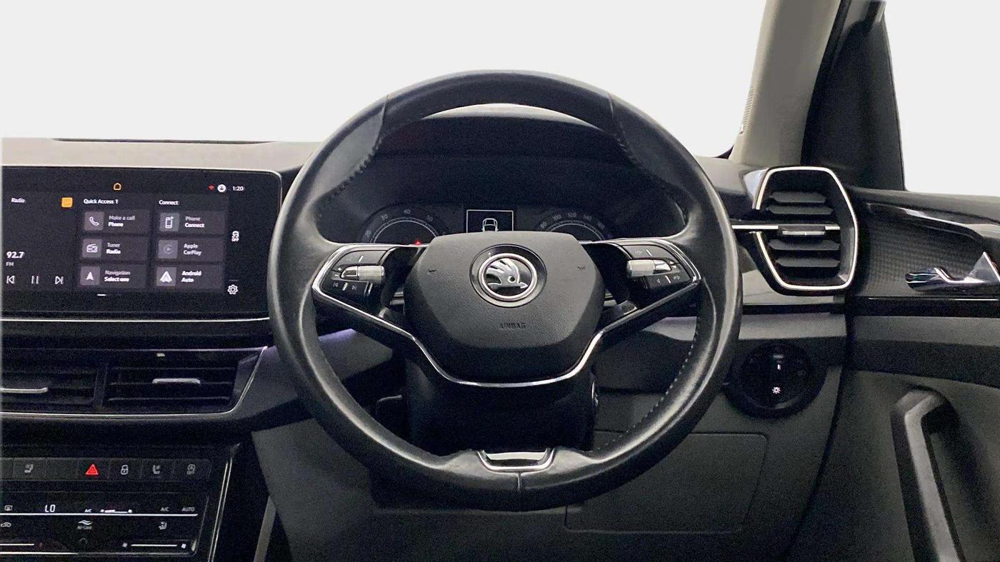 2021 Skoda KUSHAQ STYLE 1.5L TSI MT, Petrol, Manual, 38,305 km, Steering Wheel Close Up