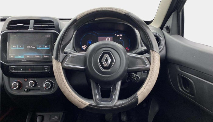 2020 Renault Kwid RXT 1.0 AMT (O), Petrol, Automatic, 17,607 km, Steering Wheel Close Up