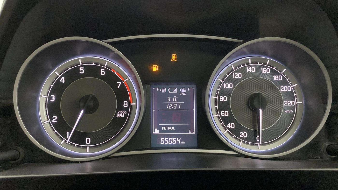 2022 Maruti Dzire ZXI CNG, CNG, Manual, 65,132 km, Odometer Image