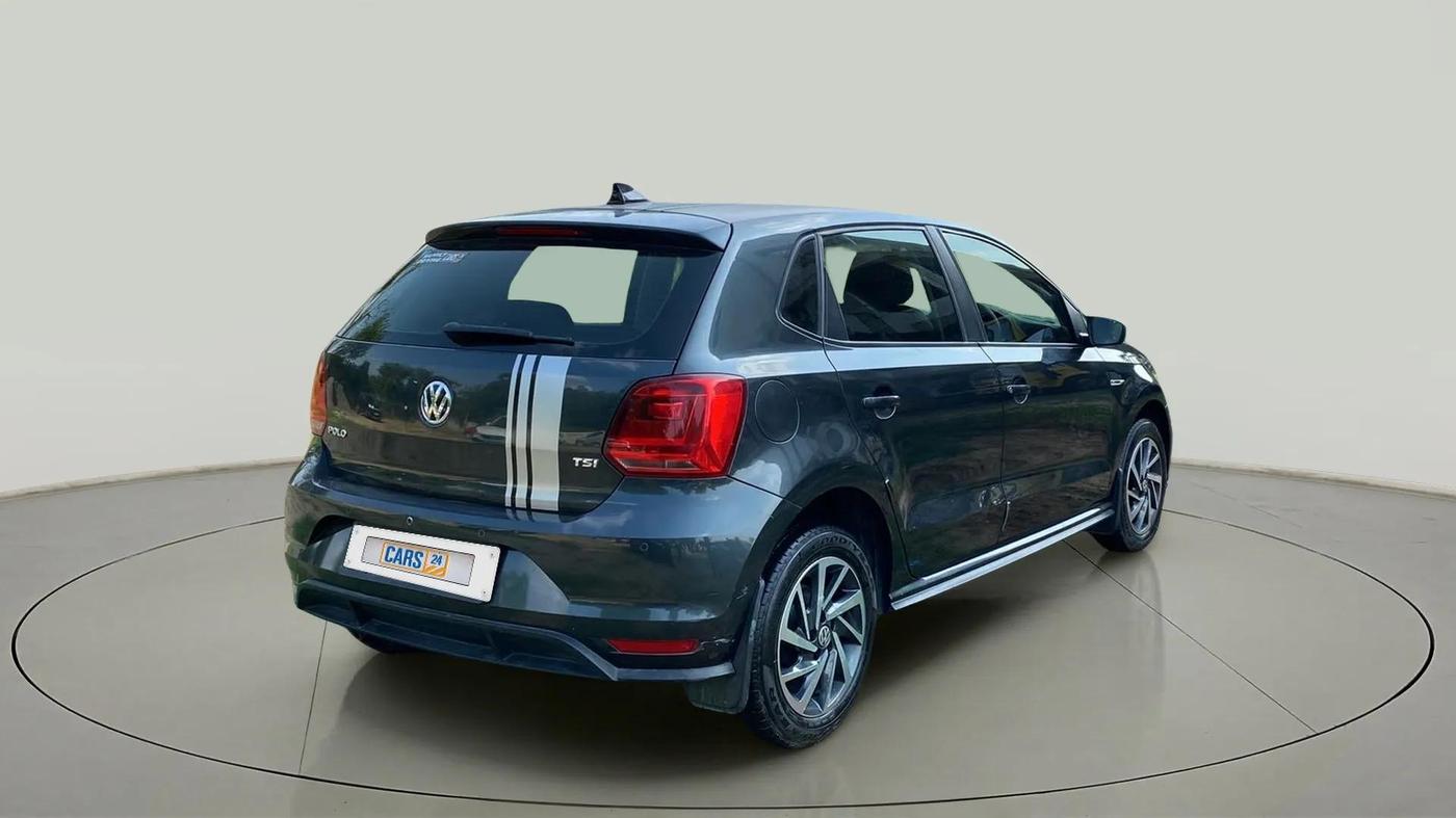2021 Volkswagen Polo COMFORTLINE 1.0L TSI, Petrol, Manual, 23,807 km, Right Back Diagonal
