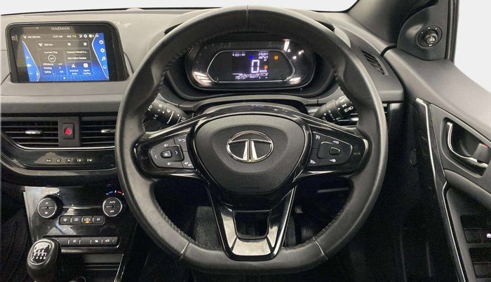 2023 Tata NEXON XZ PLUS PETROL SUNROOF DARK EDITION, Petrol, Manual, 17,053 km, Steering Wheel Close Up