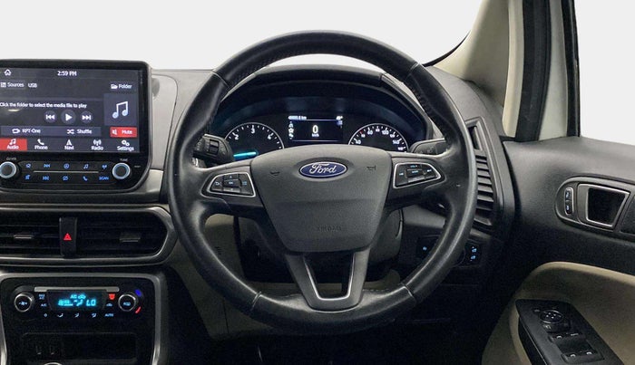 2019 Ford Ecosport TITANIUM 1.5L DIESEL, Diesel, Manual, 48,577 km, Steering Wheel Close Up