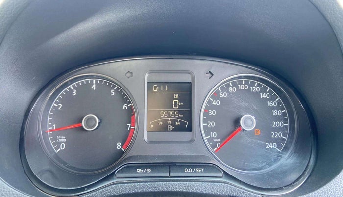 2017 Volkswagen Ameo COMFORTLINE 1.2L, Petrol, Manual, 55,745 km, Odometer Image