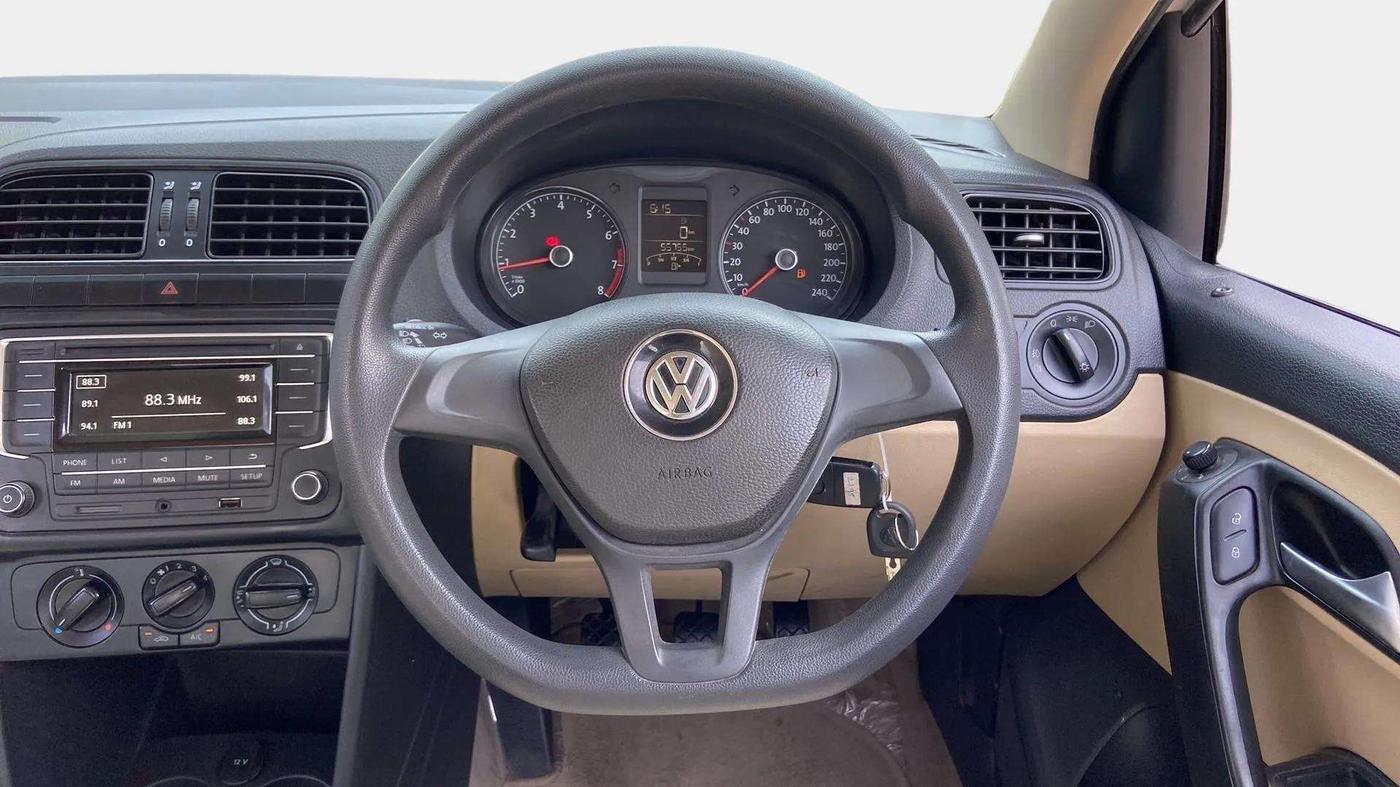 2017 Volkswagen Ameo COMFORTLINE 1.2L, Petrol, Manual, 55,745 km, Steering Wheel Close Up
