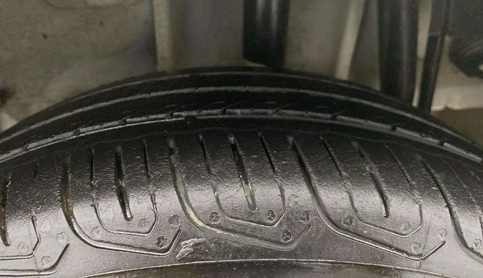 2023 Tata Tiago XTA PETROL, Petrol, Automatic, 27,497 km, Left Rear Tyre Tread