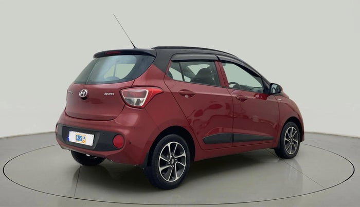 2018 Hyundai Grand i10 SPORTZ (O) AT 1.2 KAPPA VTVT, Petrol, Automatic, 36,693 km, Right Back Diagonal