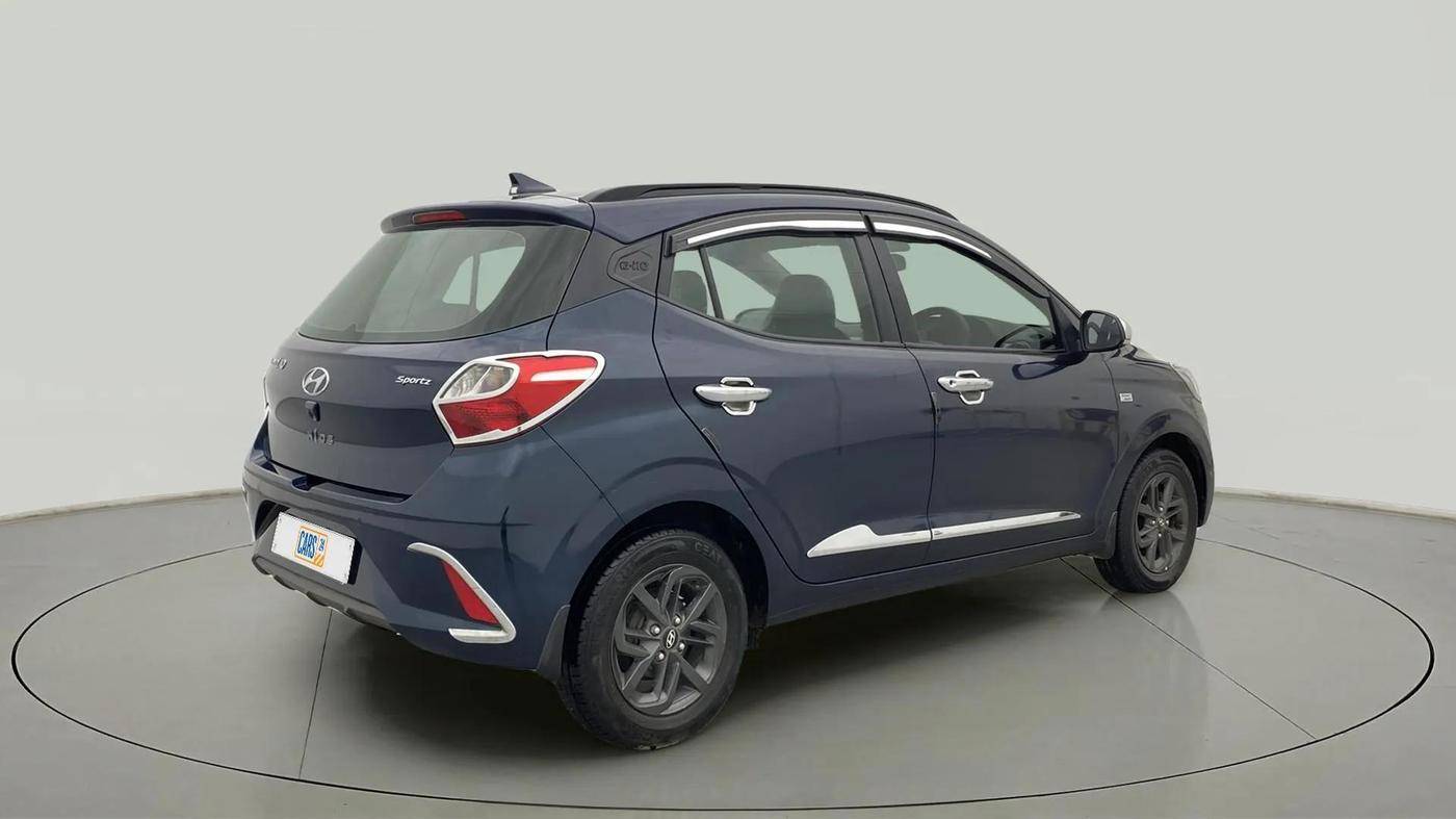 2019 Hyundai GRAND I10 NIOS SPORTZ AMT 1.2 KAPPA VTVT, Petrol, Automatic, 19,130 km, Right Back Diagonal
