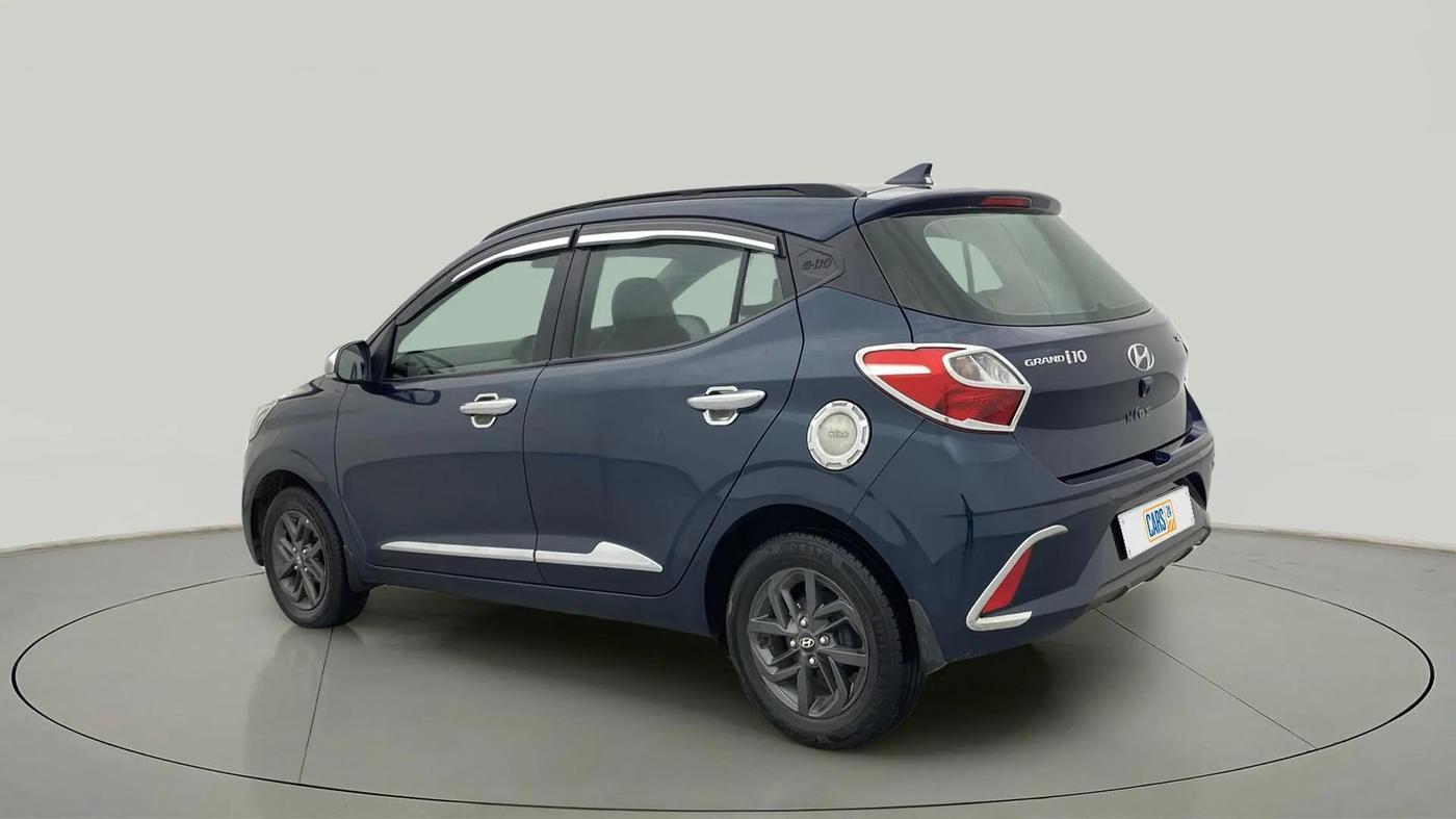 2019 Hyundai GRAND I10 NIOS SPORTZ AMT 1.2 KAPPA VTVT, Petrol, Automatic, 19,130 km, Left Back Diagonal