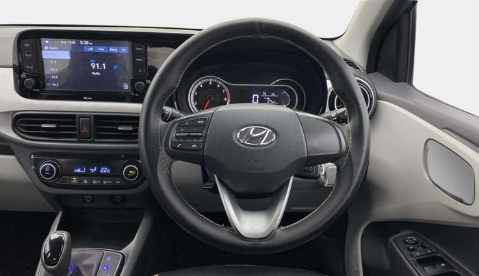 2019 Hyundai GRAND I10 NIOS SPORTZ AMT 1.2 KAPPA VTVT, Petrol, Automatic, 19,051 km, Steering Wheel Close Up