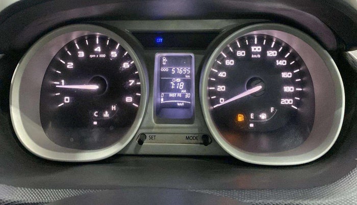 2017 Tata TIGOR XZ PETROL, Petrol, Manual, 57,677 km, Odometer Image