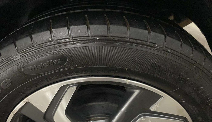2019 Hyundai Creta SX AT 1.6 PETROL, Petrol, Automatic, 38,547 km, Left Rear Tyre Tread