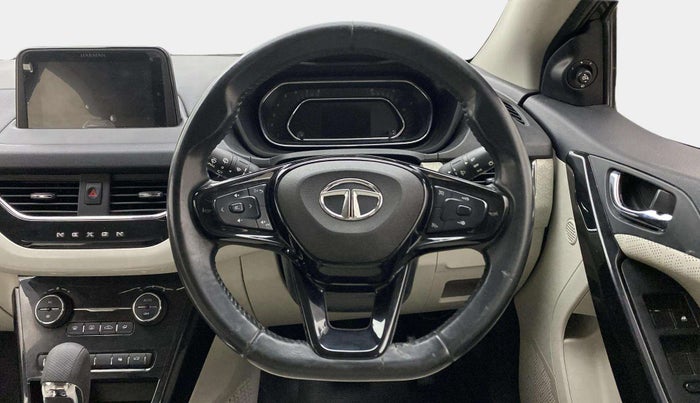 2023 Tata NEXON XZA PLUS LUXURY SUNROOF DIESEL, Diesel, Automatic, 45,593 km, Steering Wheel Close Up