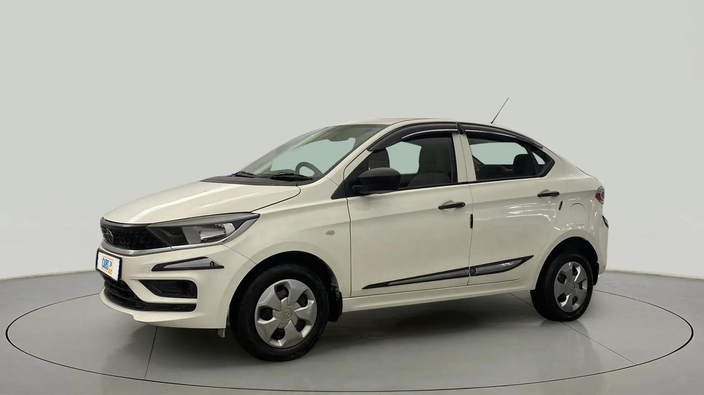 2023 Tata TIGOR XM CNG, CNG, Manual, 48,449 km, Left Front Diagonal