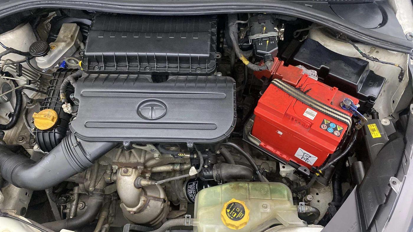 2023 Tata TIGOR XM CNG, CNG, Manual, 48,449 km, Engine View - Left