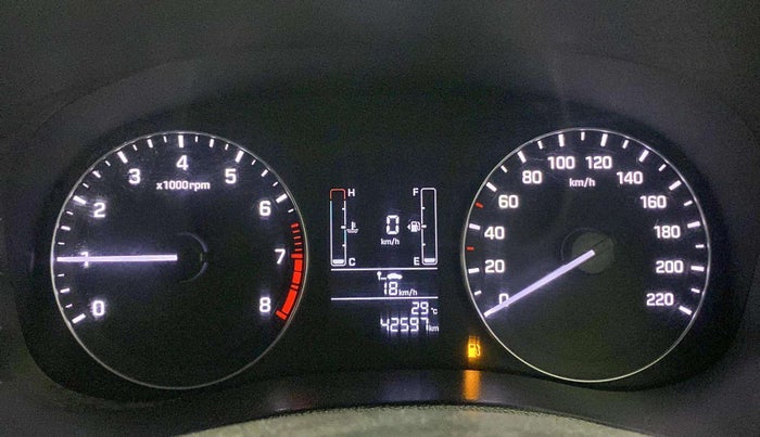 2018 Hyundai Creta E PLUS 1.6 PETROL, Petrol, Manual, 42,573 km, Odometer Image
