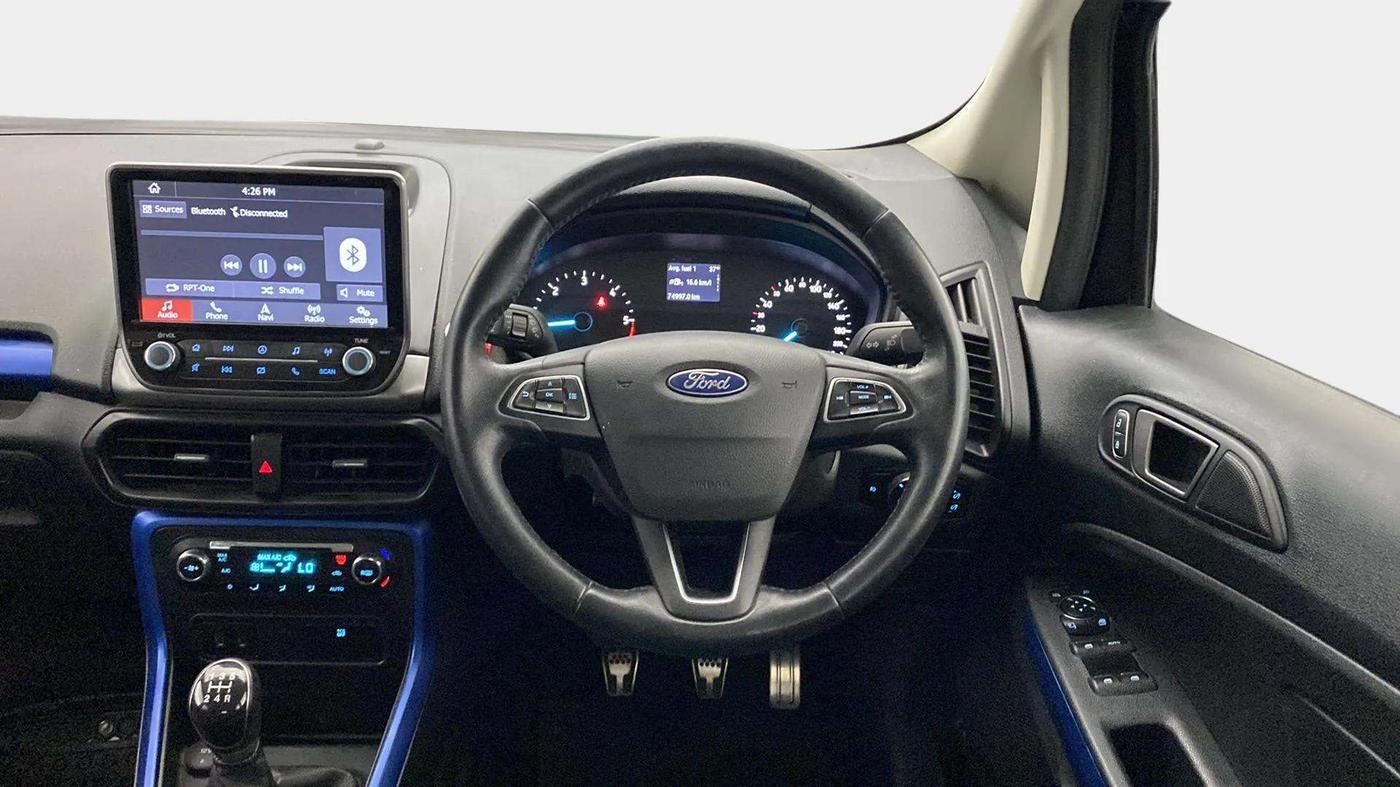 2019 Ford Ecosport TITANIUM 1.5L SIGNATURE EDITION (SUNROOF) DIESEL, Diesel, Manual, 75,280 km, Steering Wheel Close Up