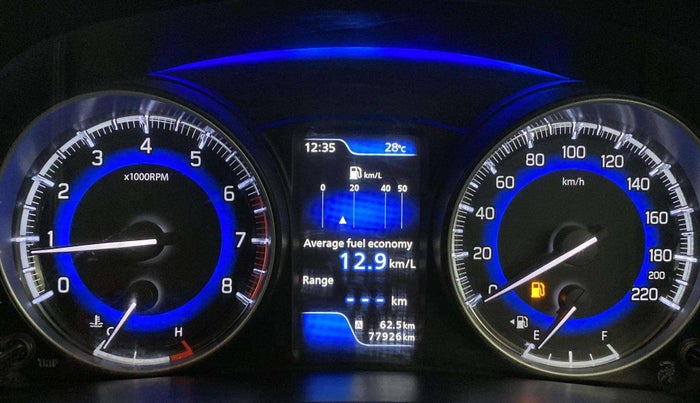 2021 Maruti Baleno ZETA PETROL 1.2, Petrol, Manual, 77,861 km, Odometer Image