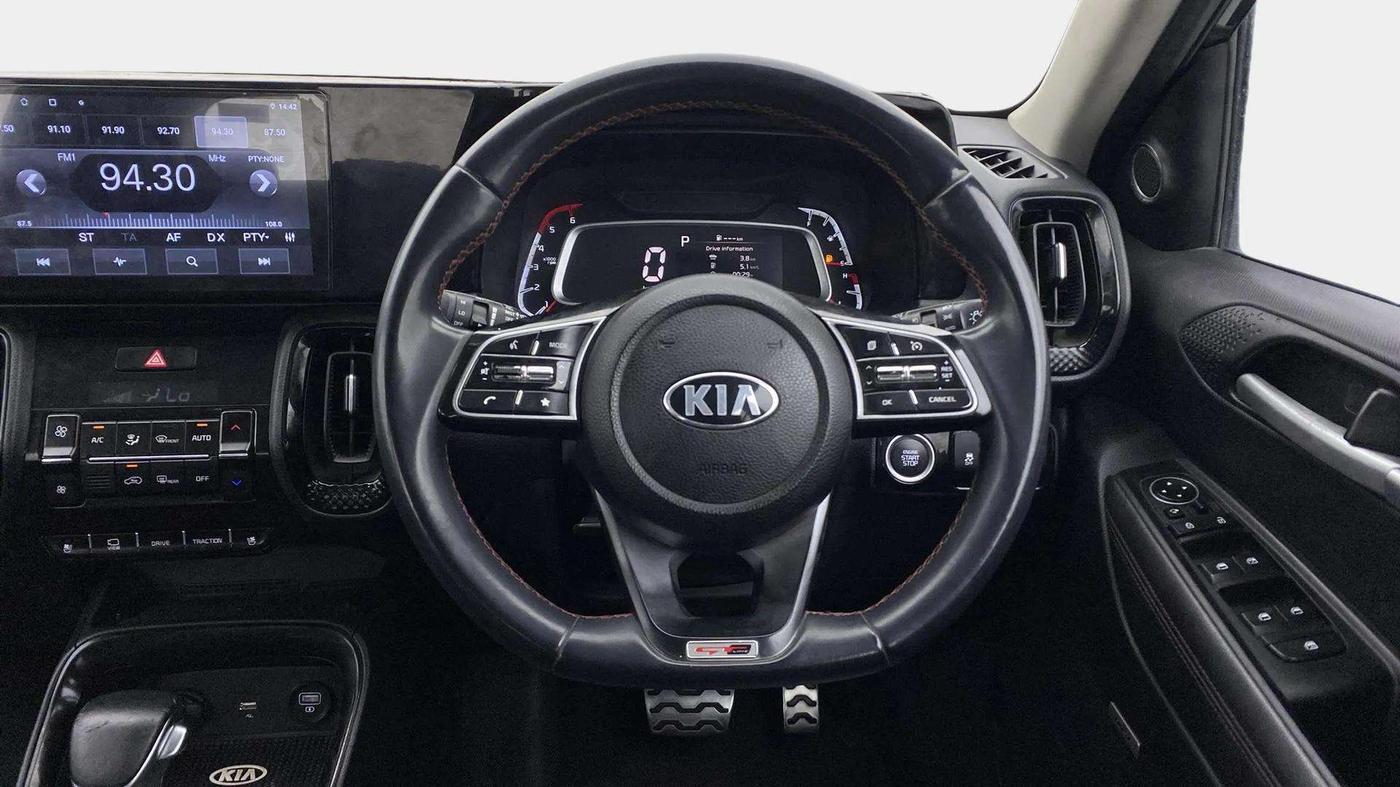 2020 KIA SONET GTX PLUS 1.5 AT, Diesel, Automatic, 38,623 km, Steering Wheel Close Up