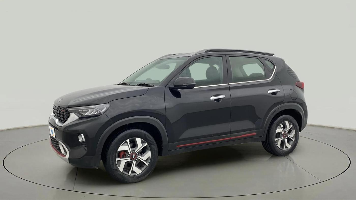 2020 KIA SONET GTX PLUS 1.5 AT, Diesel, Automatic, 38,623 km, Left Front Diagonal