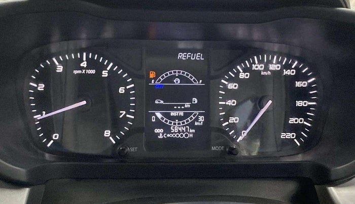 2022 Tata ALTROZ XZ PETROL, Petrol, Manual, 58,421 km, Odometer Image