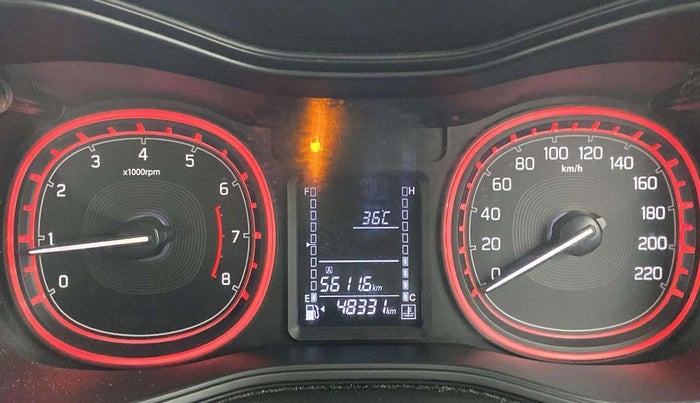 2020 Maruti Vitara Brezza ZXI PLUS DUAL TONE, Petrol, Manual, 48,290 km, Odometer Image