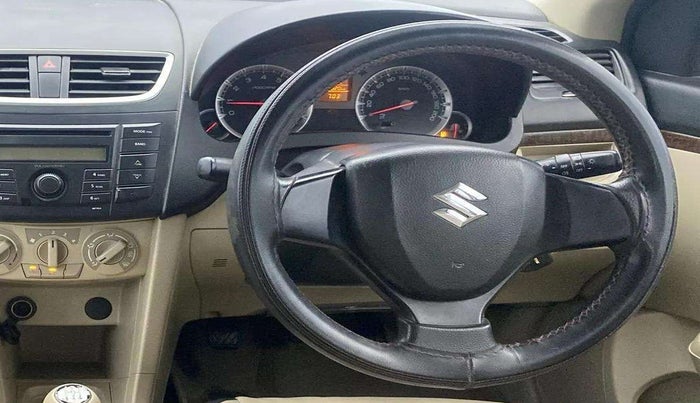 2015 Maruti Swift Dzire VXI, Petrol, Manual, 79,920 km, Steering Wheel Close Up