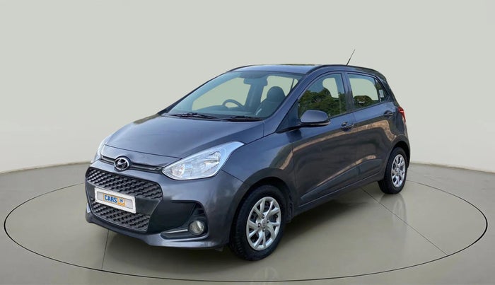 2018 Hyundai Grand i10 SPORTZ 1.2 KAPPA VTVT, Petrol, Manual, 49,292 km, Left Front Diagonal