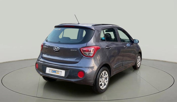 2018 Hyundai Grand i10 SPORTZ 1.2 KAPPA VTVT, Petrol, Manual, 49,292 km, Right Back Diagonal