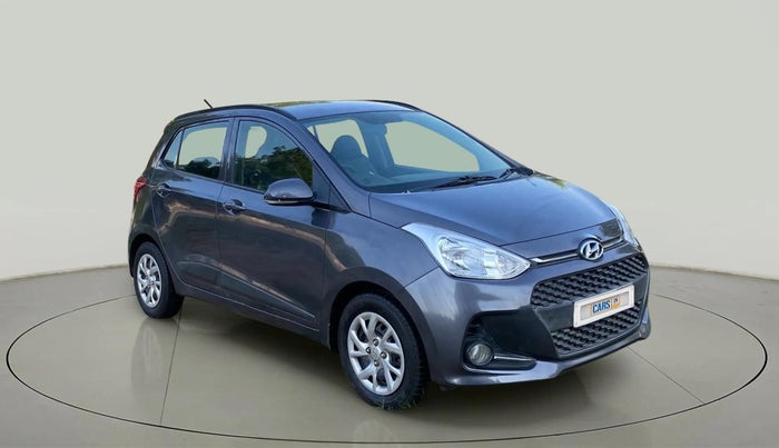 2018 Hyundai Grand i10 SPORTZ 1.2 KAPPA VTVT, Petrol, Manual, 49,292 km, Right Front Diagonal