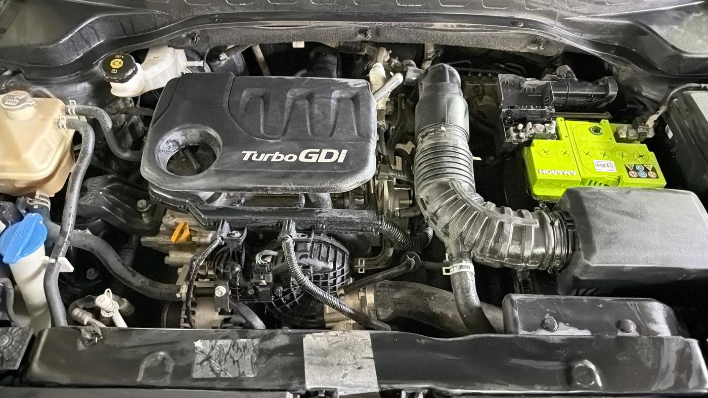 2021 KIA SONET HTX 1.0 IMT, Petrol, Manual, 71,143 km, Engine View