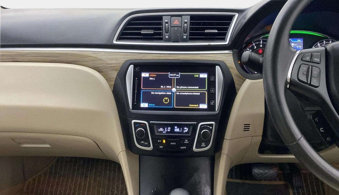 2019 Maruti Ciaz ALPHA  AT 1.5 SHVS PETROL, Petrol, Automatic, 37,052 km, Air Conditioner