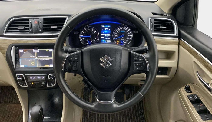 2019 Maruti Ciaz ALPHA  AT 1.5 SHVS PETROL, Petrol, Automatic, 37,052 km, Steering Wheel Close Up