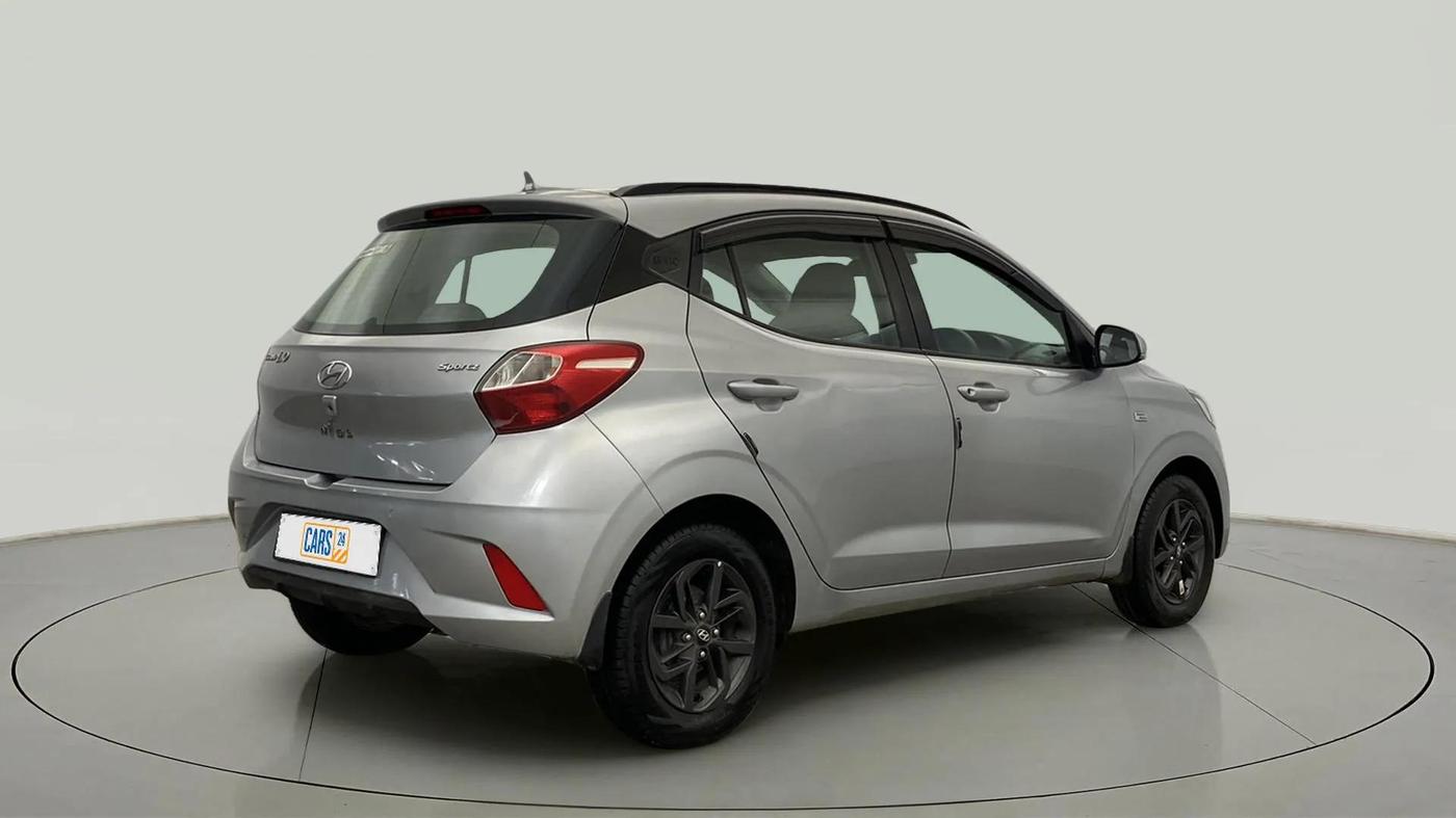 2019 Hyundai GRAND I10 NIOS SPORTZ AMT 1.2 KAPPA VTVT, Petrol, Automatic, 69,230 km, Right Back Diagonal