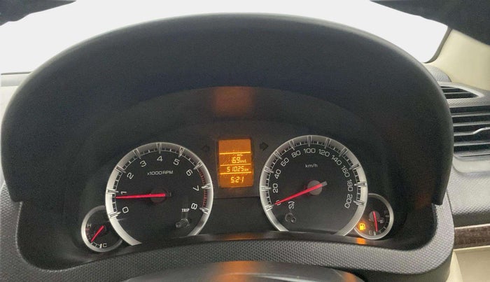 2013 Maruti Swift Dzire VXI, Petrol, Manual, 51,014 km, Odometer Image