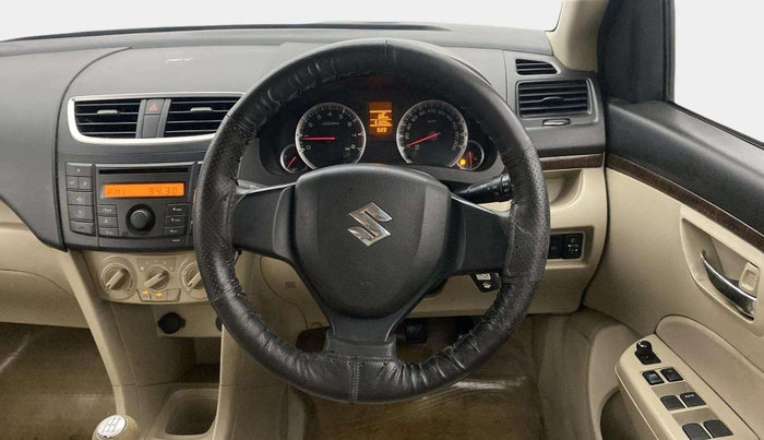 2013 Maruti Swift Dzire VXI, Petrol, Manual, 51,014 km, Steering Wheel Close Up