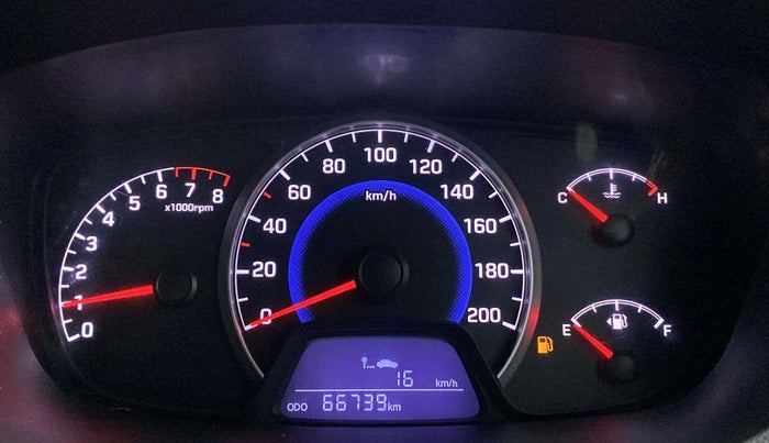 2015 Hyundai Grand i10 MAGNA 1.2 KAPPA VTVT, Petrol, Manual, 66,673 km, Odometer Image
