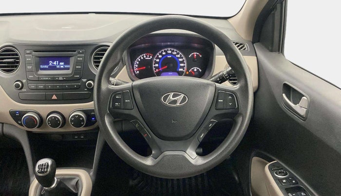 2015 Hyundai Grand i10 SPORTZ 1.2 KAPPA VTVT, Petrol, Manual, 41,974 km, Steering Wheel Close Up