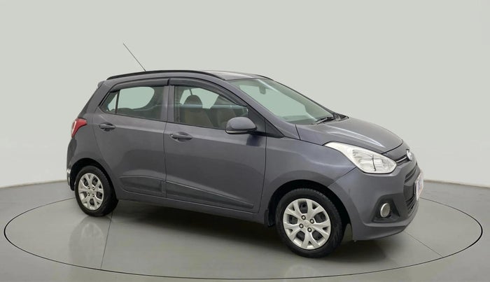 2017 Hyundai Grand i10 SPORTZ 1.2 KAPPA VTVT, Petrol, Manual, 48,144 km, Right Front Diagonal
