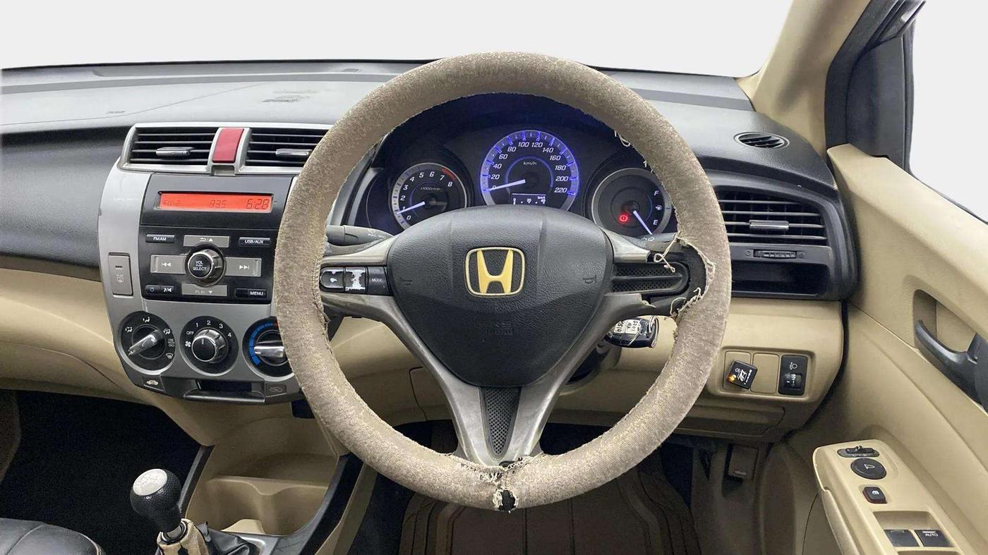 2013 Honda City 1.5L I-VTEC S MT, CNG, Manual, 87,160 km, Steering Wheel Close Up