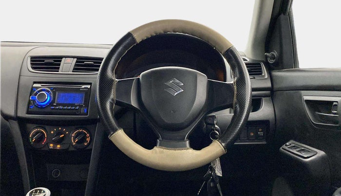 2014 Maruti Swift LXI, Petrol, Manual, 59,744 km, Steering Wheel Close Up