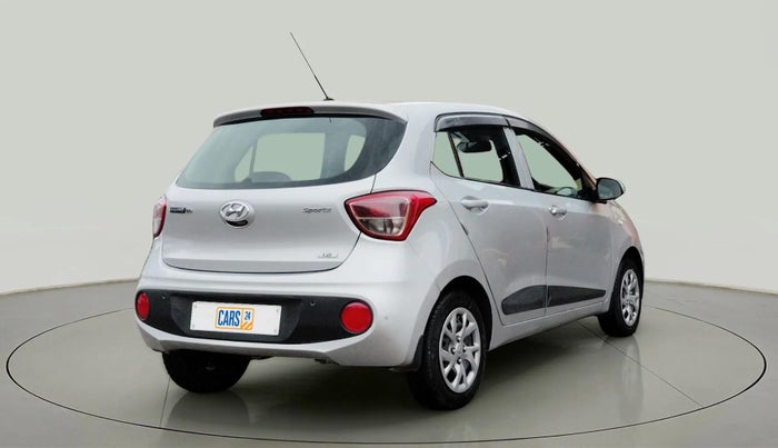 2017 Hyundai Grand i10 SPORTZ 1.2 KAPPA VTVT, Petrol, Manual, 85,119 km, Right Back Diagonal