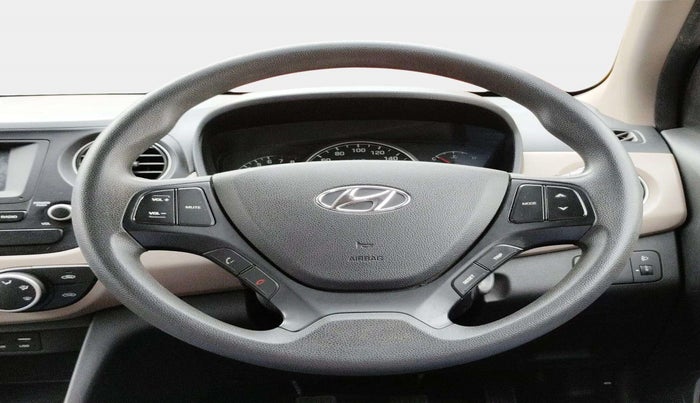 2017 Hyundai Grand i10 SPORTZ 1.2 KAPPA VTVT, Petrol, Manual, 85,119 km, Steering Wheel Close Up