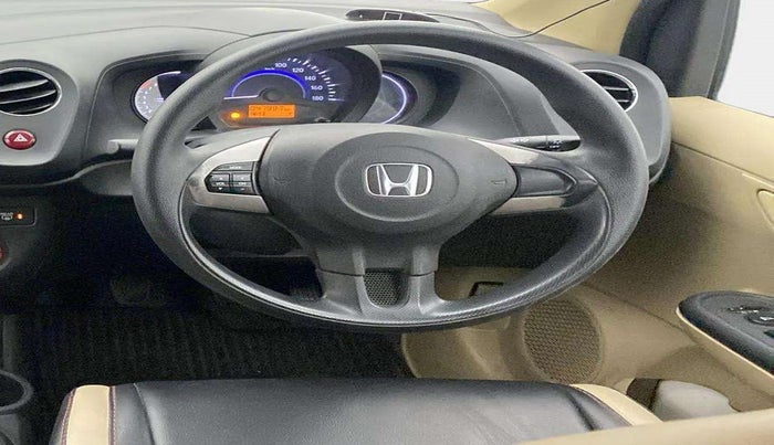 2015 Honda Brio S MT, Petrol, Manual, 47,991 km, Steering Wheel Close Up